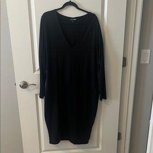 Fashion Nova Black Long Sleeve Dress